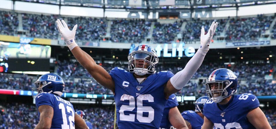 Saquon Barkley is on of the Penn State players in the NFL playoffs