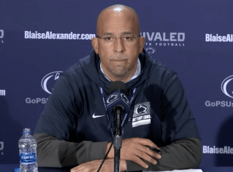 Watch: PSU HC James Franklin Speaks After OSU Loss