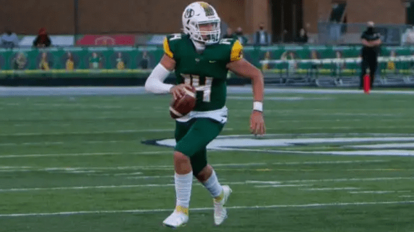 Penn State QB Drew Allar dealt with an ankle injury early in his junior season at Medina High School