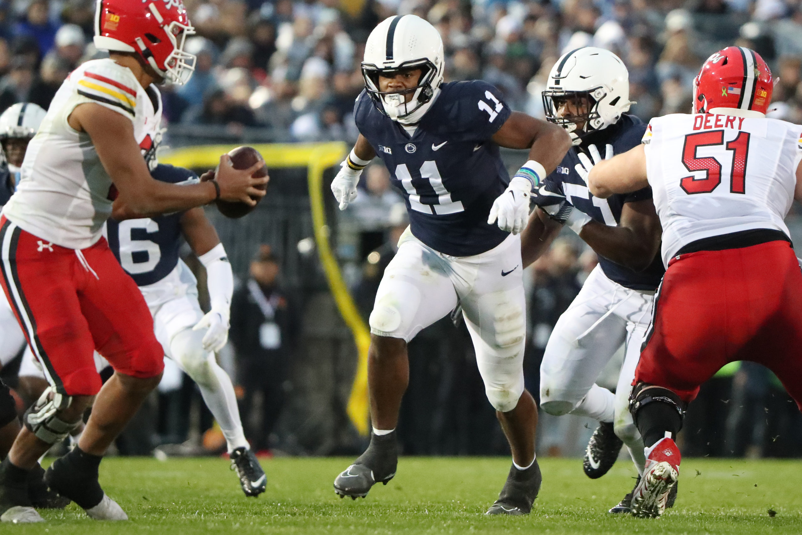 PFF grades: Abdul Carter's numbers are finally matching his hype for Penn  State