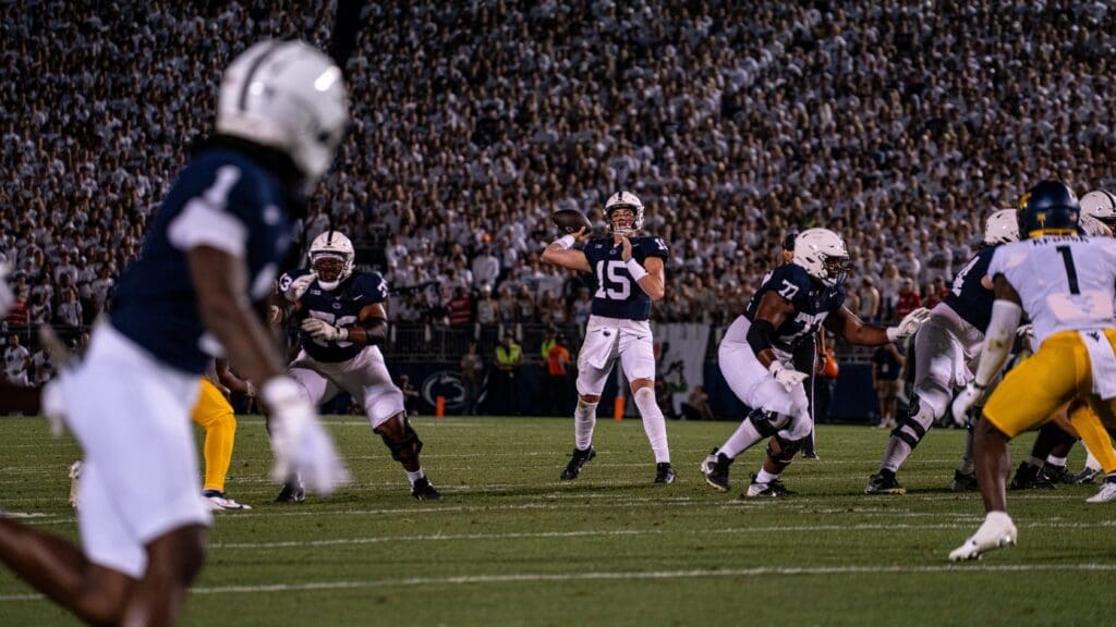 WATCH: PSU QB Drew Allar Throws TD To KeAndre Lambert-Smith For 2nd Time