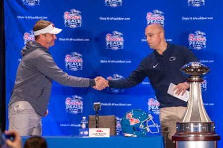 How is Ole Miss ranked ahead of Penn State?