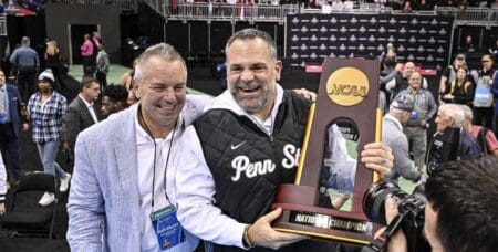 Penn State AD Pat Kraft is like everybody else: He thinks wrestling coach Cael Sanderson is the man.