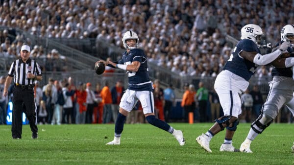 Penn State QB Drew Allar and the offense will look to bounce back from last week’s Ohio State loss.