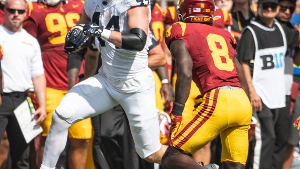 Penn State tight end Tyler Warren made history against USC