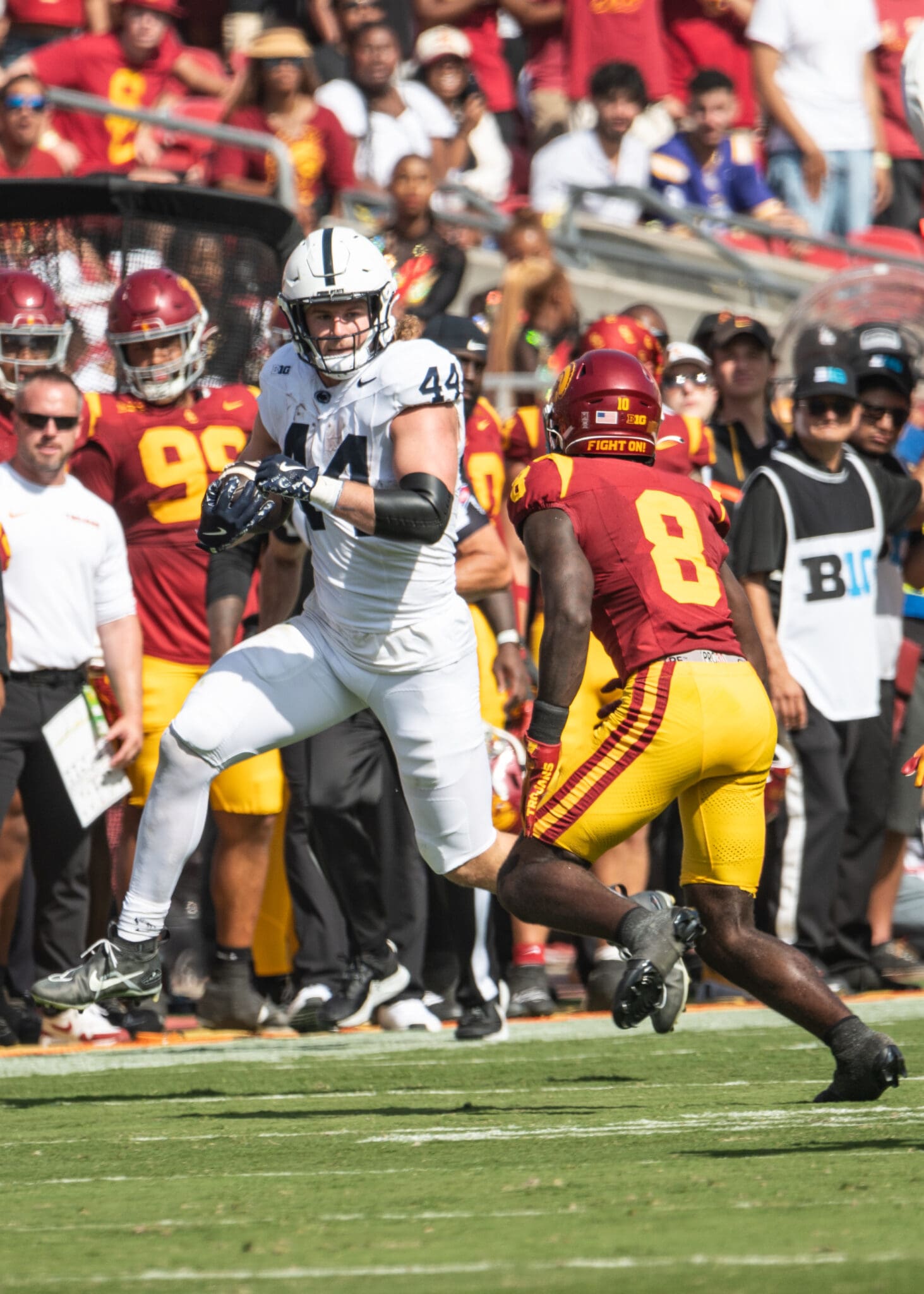 Penn State tight end Tyler Warren made history against USC