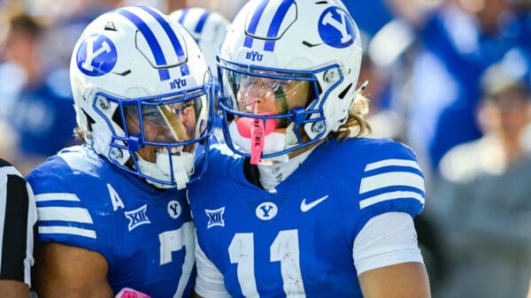 BYU is who one writer has Penn State playing in the College Football Playoff
