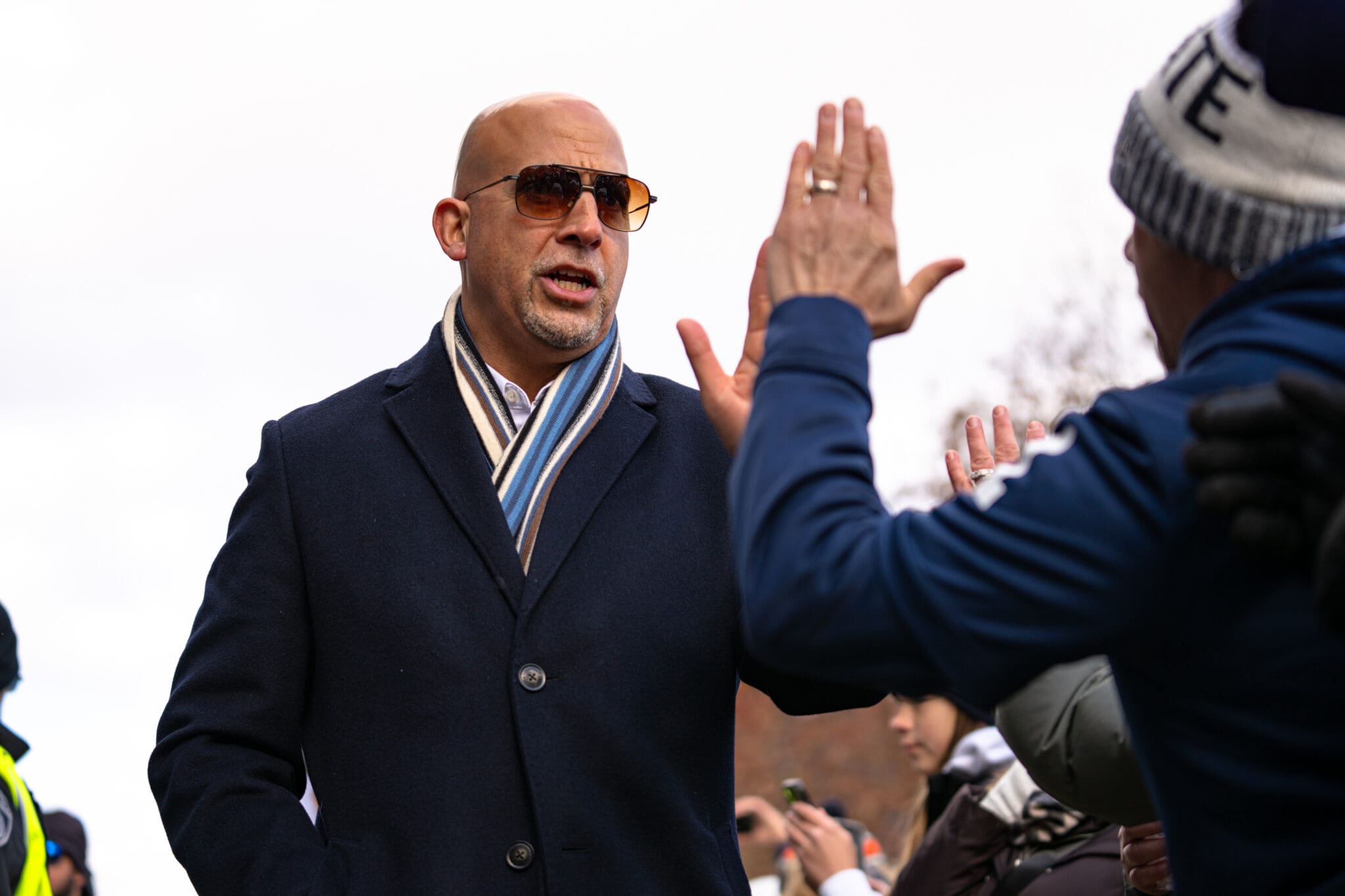 Penn State coach James Franklin and his team are now in the top three.