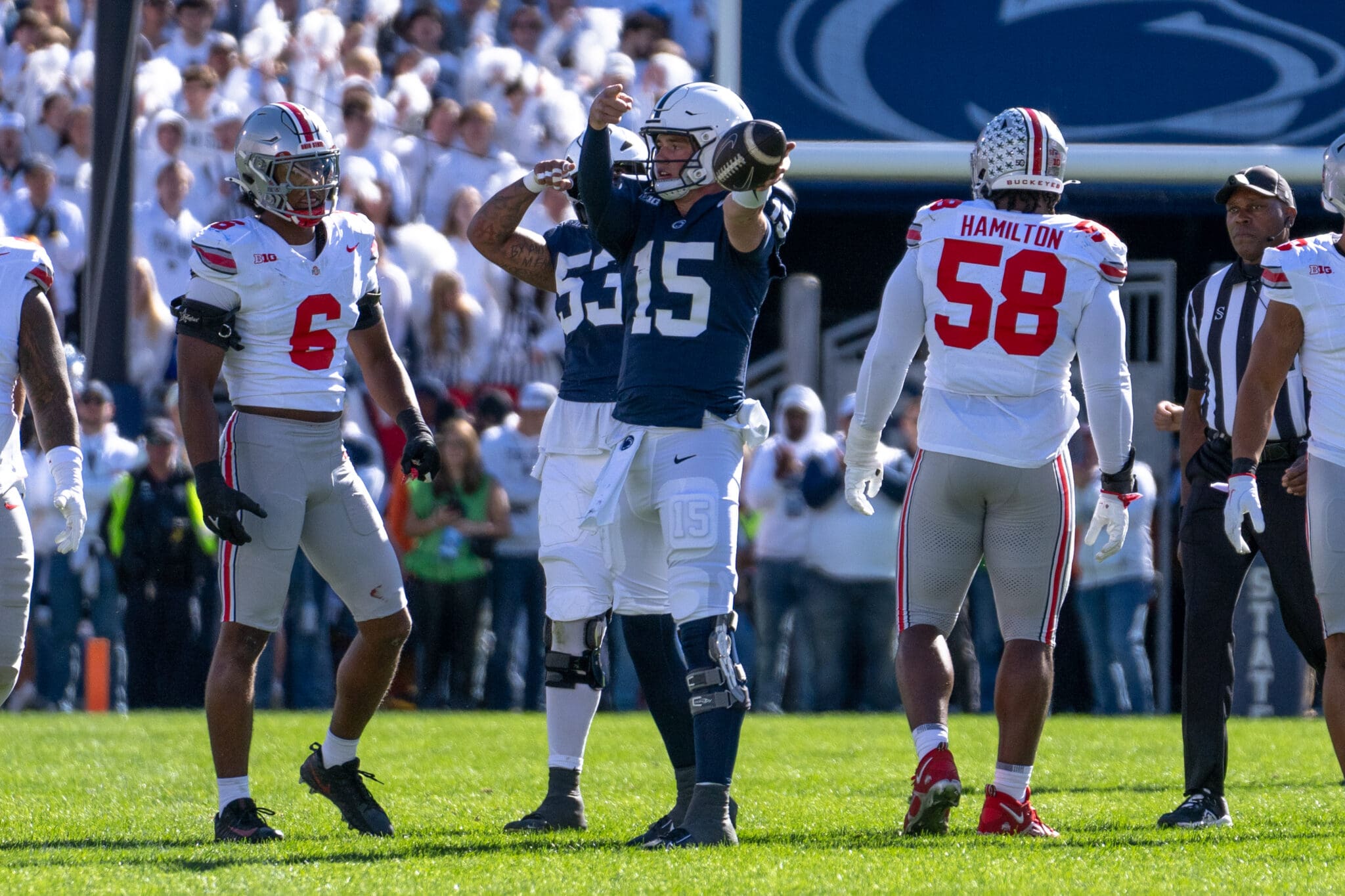 Many feel Penn State QB Drew Allar isn’t getting enough help from his receivers