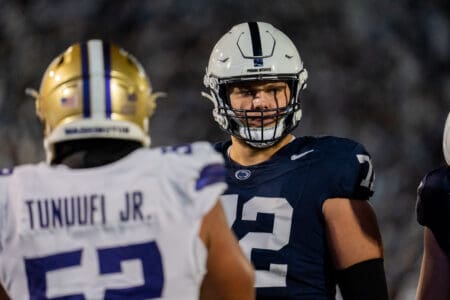 Nolan Rucci isnโt available right now per Penn State coach James Franklin