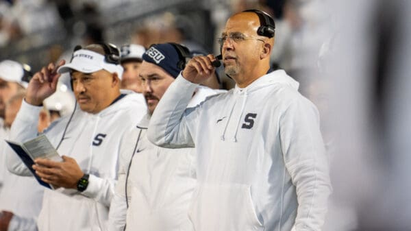 Penn State HC James Franklin say whether the team played its best first half of the season Nov. 9 in a 35-6 win over Washington. The stats say they did.