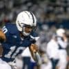 Coach James Franklin said Penn State RB Nicholas Singleton is dealing with a short-term injury during his weekly presser Monday, Nov. 11, 2024.