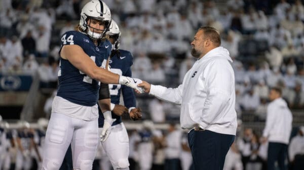 Penn State tight end Tyler Warren is one of three finalists for the Paul Hornung Award, presented annually to the nation’s most versatile player.