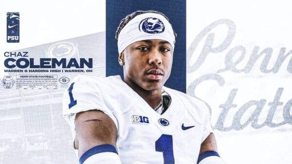 Chaz Coleman is the 26th player to commit to Penn State’s Class of 2025