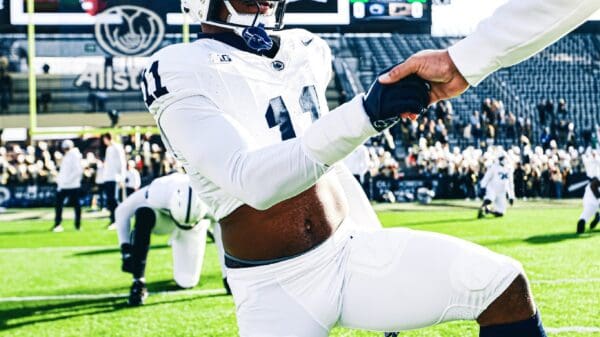 Penn State DE Abdul Carter had another banner day Saturday, Nov. 16 at Purdue, ending with four tackles and two tackles for loss in Penn State’s 49-10 win.