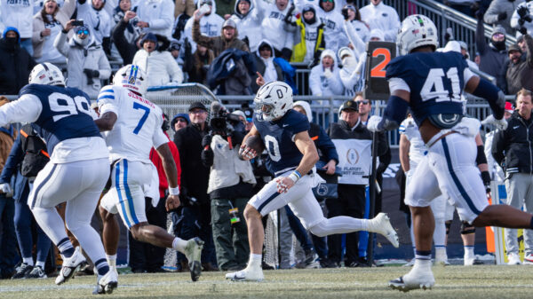 Penn State LB Dom DeLuca’s Playoff pick-6 will go down in history.