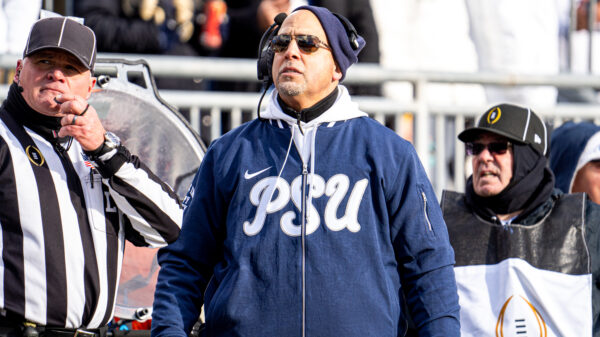 Penn State HC James Franklin and his team are heavy favorites against Boise State, odds say.