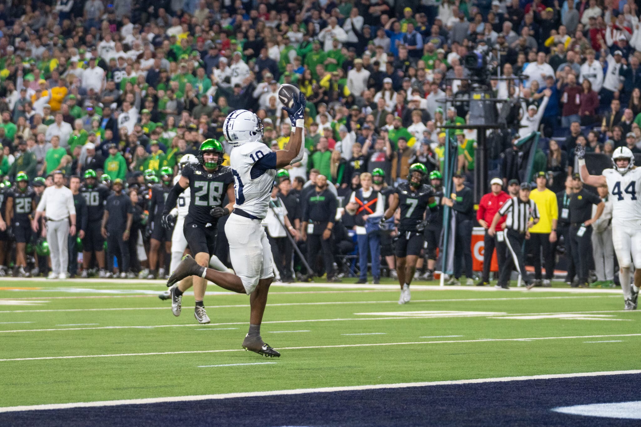 Nicholas Singleton has become a quality receiver for Penn State along with his skills as a RB.