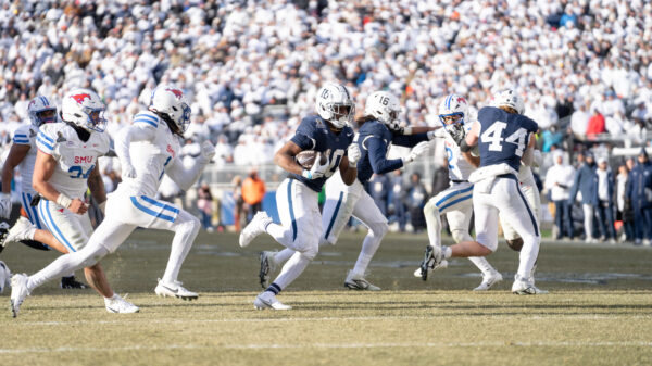 Penn State RB Nick Singleton make it clear who he thinks has the best backfield in the country.