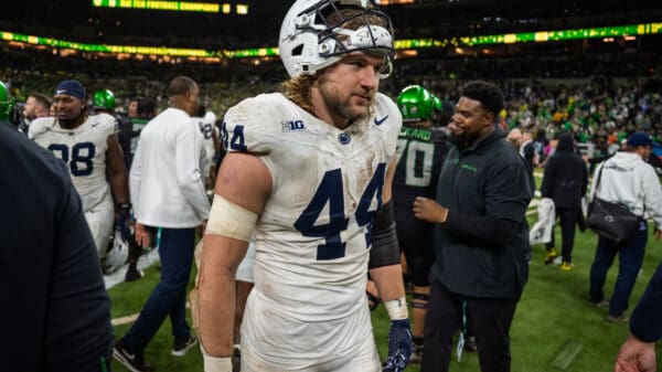 Penn State TE Tyler Warren and his teammates could well see Oregon again in the College Football Playoff.