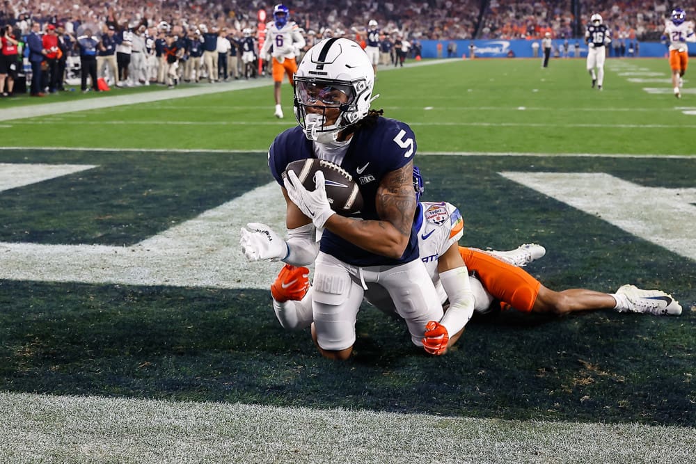 Omari Evans announced that he’s leaving Penn State and entering the transfer portal.