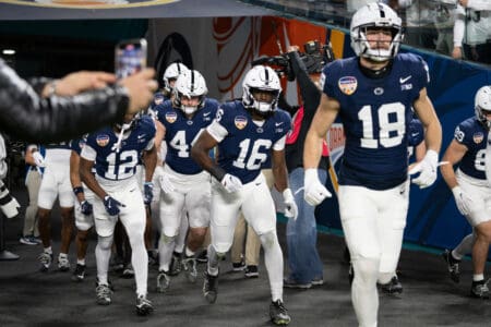 James Franklin isn’t the only one who thinks Penn State TE Khalil Dinkins is going to have a big year.