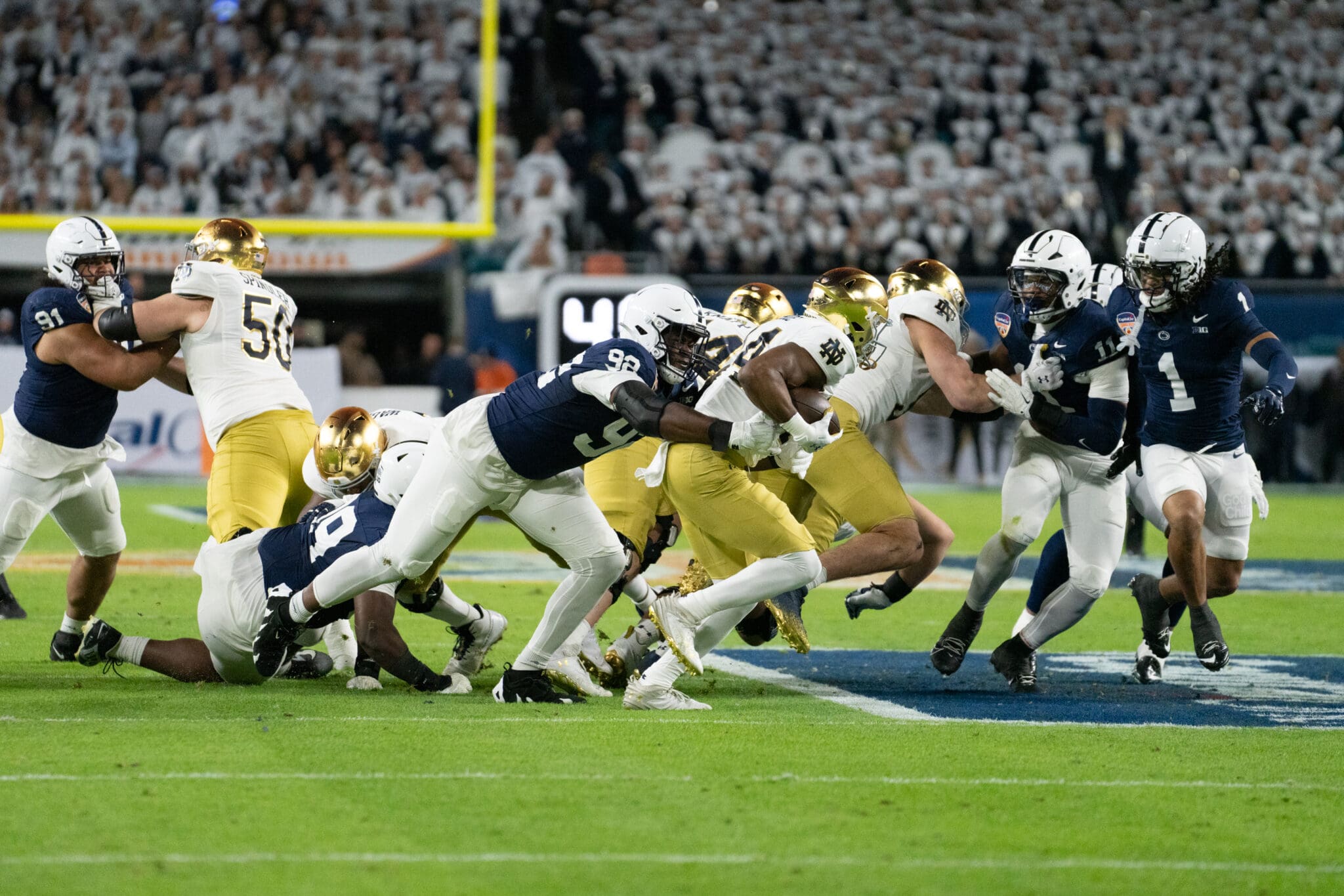 It was Notre Dame, not Penn State, which ended up in the College Football Playoff championship game.