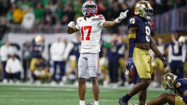 Penn State fans will be disappointed to know that Carnell Tate won’t be entering the transfer portal.