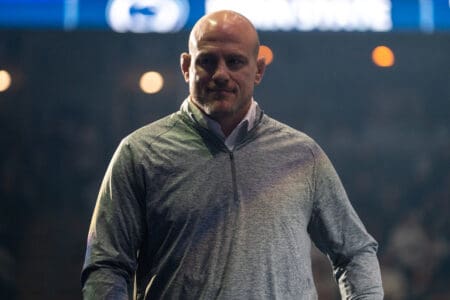 Cael Sanderson says Penn State wrestling won’t recruit athletes based on NIL