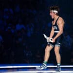 Tyler Kasak loves Johnny Cash and Penn State wrestling fans love him.