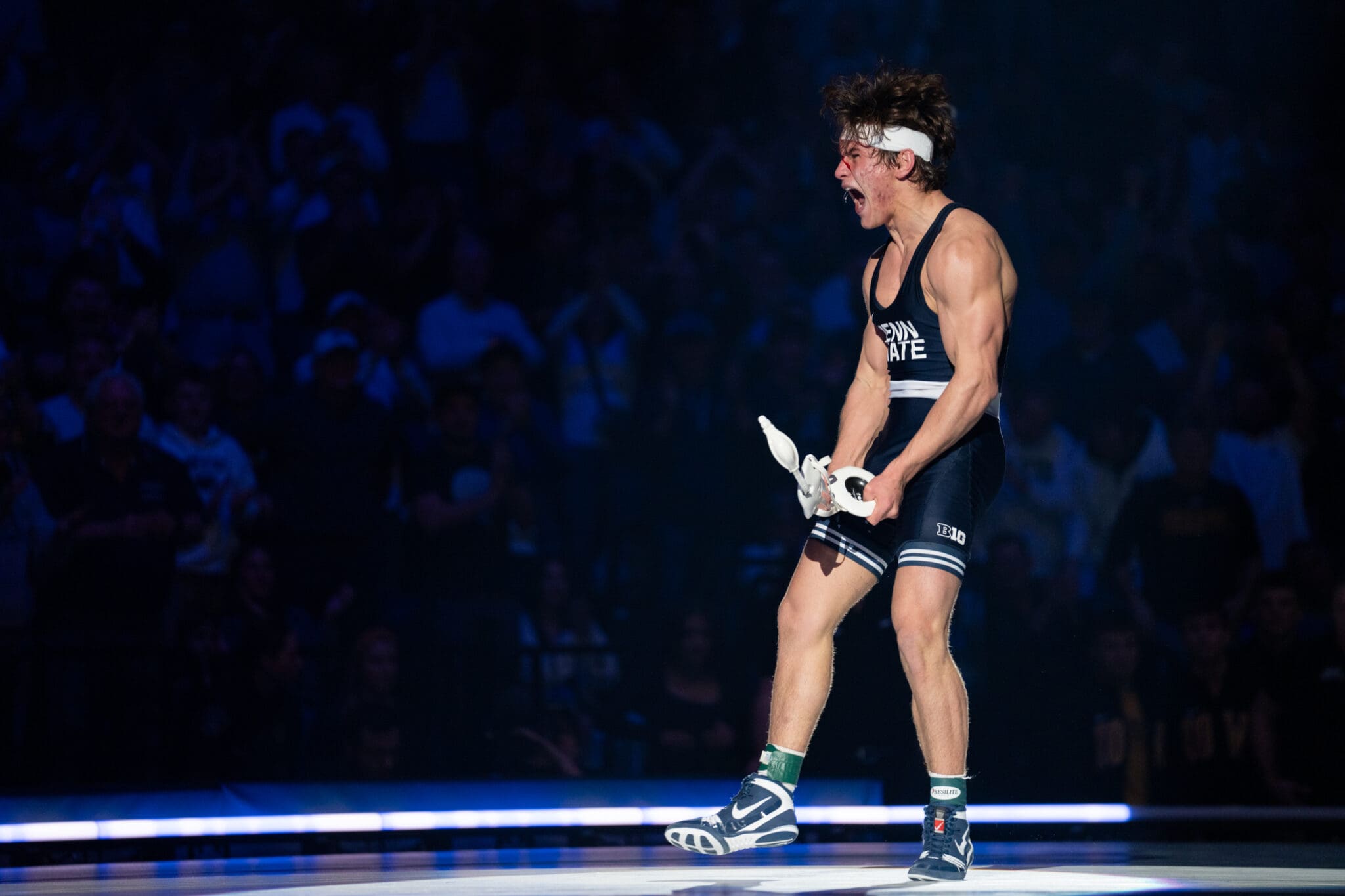 Tyler Kasak loves Johnny Cash and Penn State wrestling fans love him.