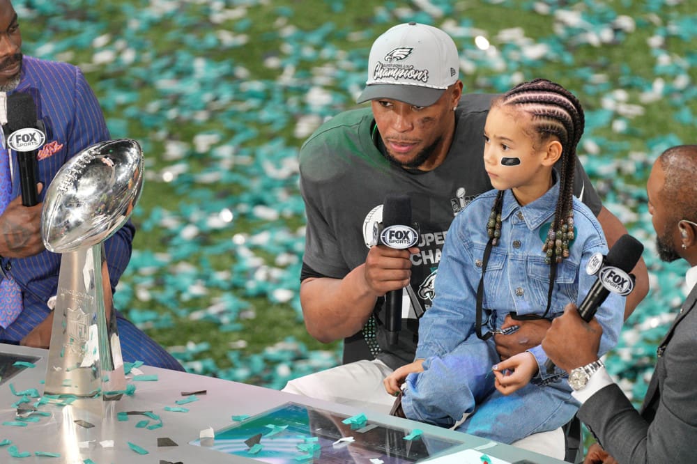 Penn State legend Saquon Barkley is a Super Bowl champion.