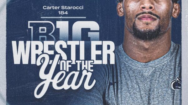 Penn State wrestling star Carter Starocci knows he’s going to win.