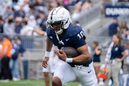 Penn State RB Nick Singleton has a chance to make history. 