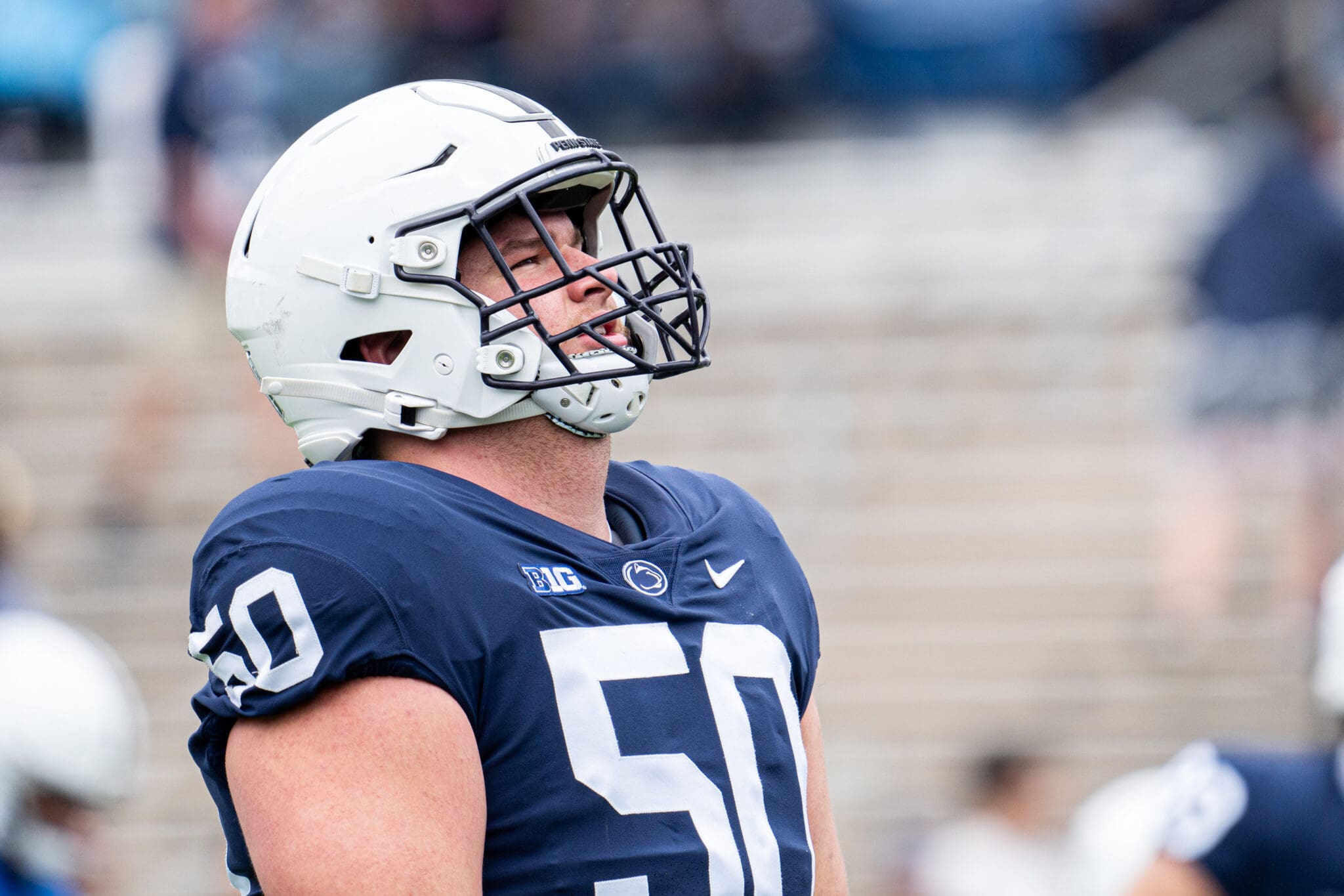 Cooper Cousins is also in the mix for the Penn State right guard job