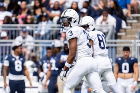 Freshman receiver Koby Howard is among the players impressing at Penn State’s fall camp.