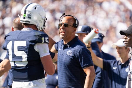Penn State coach James Franklin was disgusted with one play in Saturday’s win over Nevada.