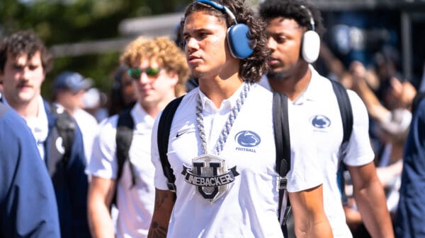 Tony Rojas had two sacks for Penn State against Villanova.