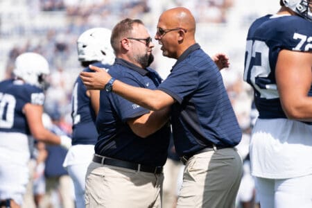 Is Penn State football coach James Franklin considering any staff changes?