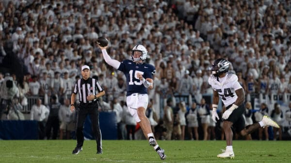 Penn State coach James Franklin took responsibility for the team’s 30-24 loss to Oregon at Beaver Stadium Saturday, Sept. 27, 2025.