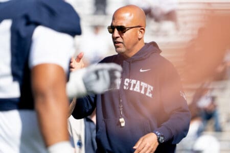 Manny Diaz commented on former Penn State coach James Franklin’s dismissal.