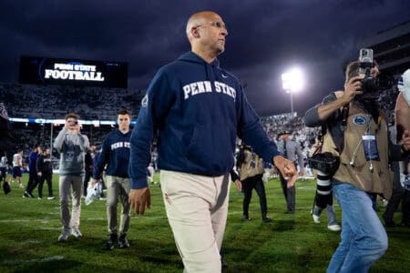 Penn State coach James Franklin was asked if he still wants to coach the program.