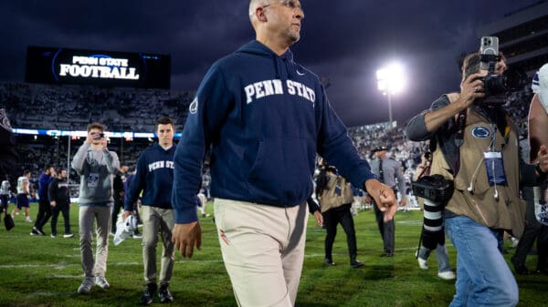 Penn State coach James Franklin was asked if he still wants to coach the program.