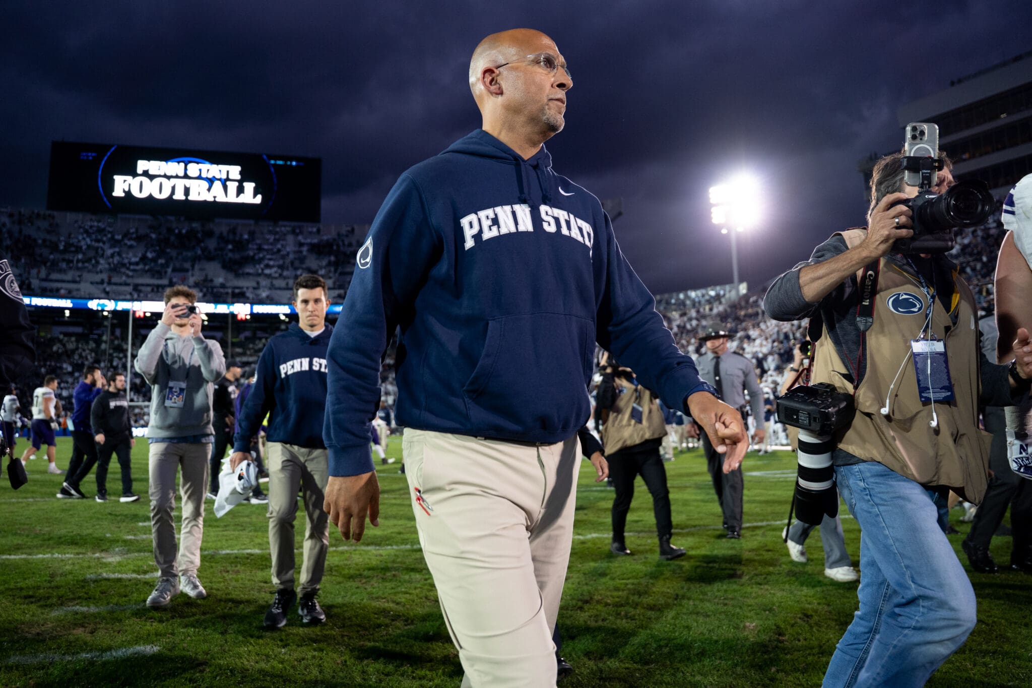 Penn State coach James Franklin was asked if he still wants to coach the program.