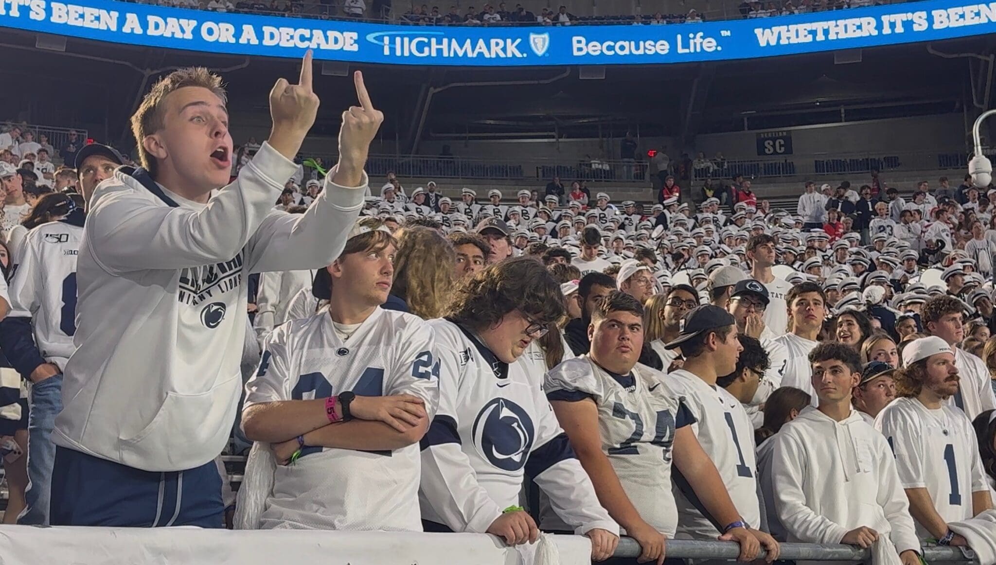 This picture says it all about the way Penn State fans are feeling.