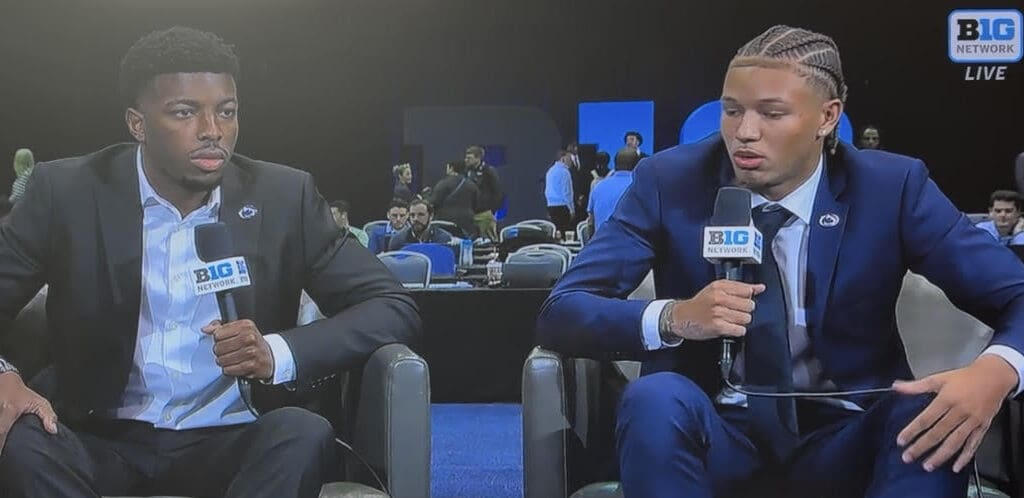Team Rice Pa Penn State Basketball: Reed And Rice Represent Penn State At Media Day