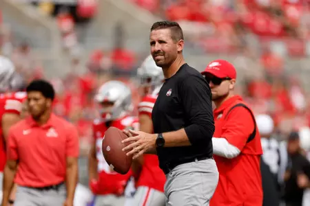 There would be some risk involved with Penn State hiring Brian Hartline to be its next football coach